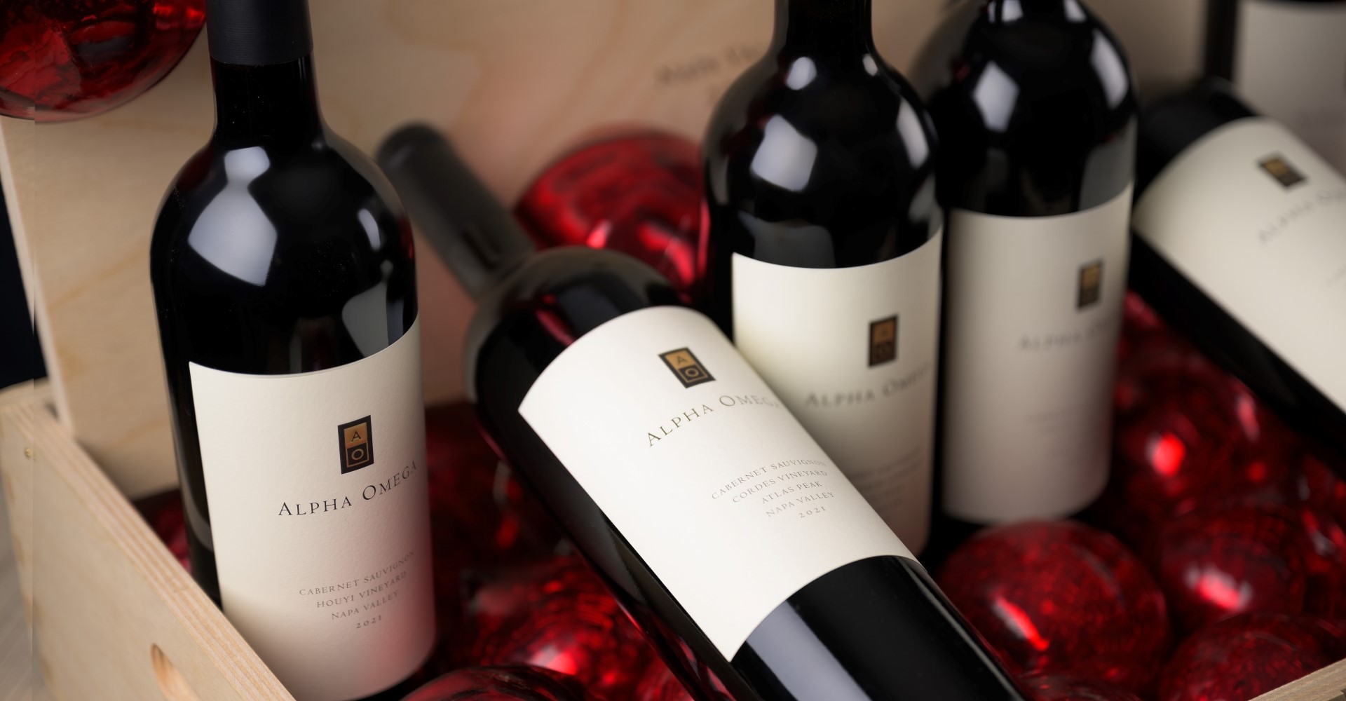 Omega Symbol Glass Bottle