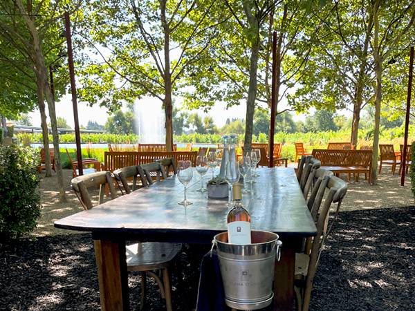 Table at Alpha omega